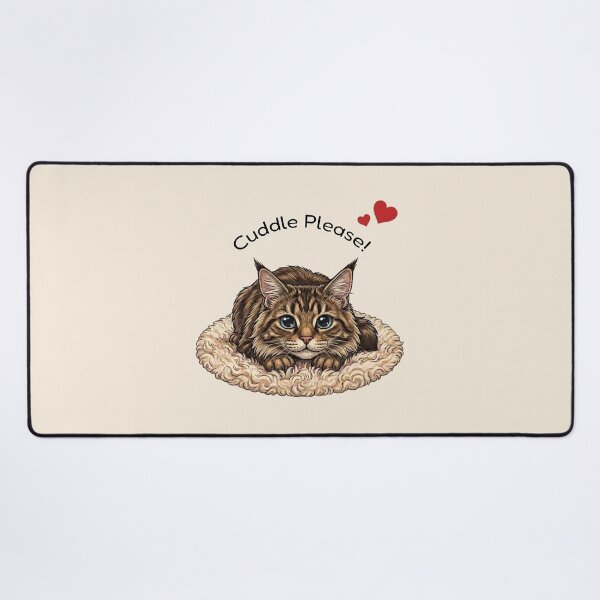 Item preview, Maine Coon Cat Cuddle Please designed and sold by The-NOKU-Co.