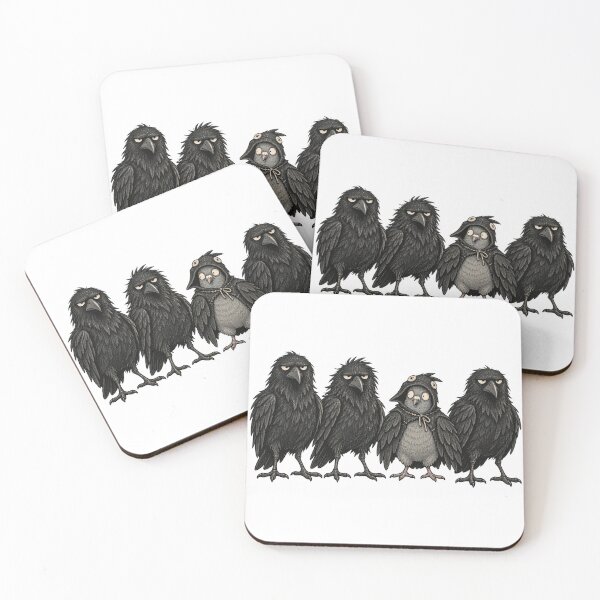 Item preview, Divertida paloma disfrazada de cuervo: pájaro impostor designed and sold by will freed18.