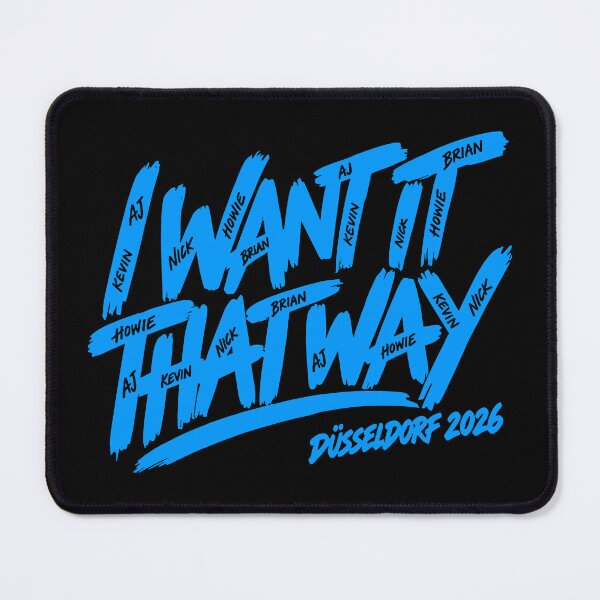 Item preview, I Want It That Way - Düsseldorf 2026 Concert designed and sold by KravinaPhol.