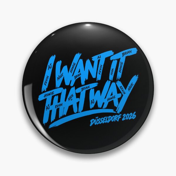 Item preview, I Want It That Way - Düsseldorf 2026 Concert designed and sold by KravinaPhol.