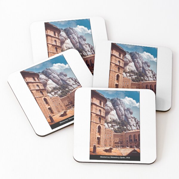 Item preview, Montserrat, Monastery, Barcelona, Spain, 1958 designed and sold by AMacGPhilly.