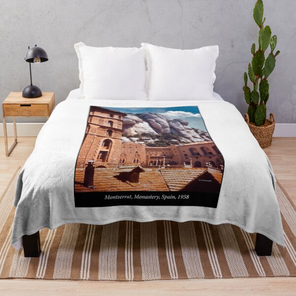 Item preview, Montserrat, Monastery, Barcelona, Spain, 1958 designed and sold by AMacGPhilly.