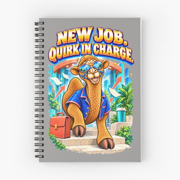 Item preview, New Job. Quirk in Charge – Funny Camel T-Shirt Animal Graphic Camel T-Shirt designed and sold by Camel & Quirk.