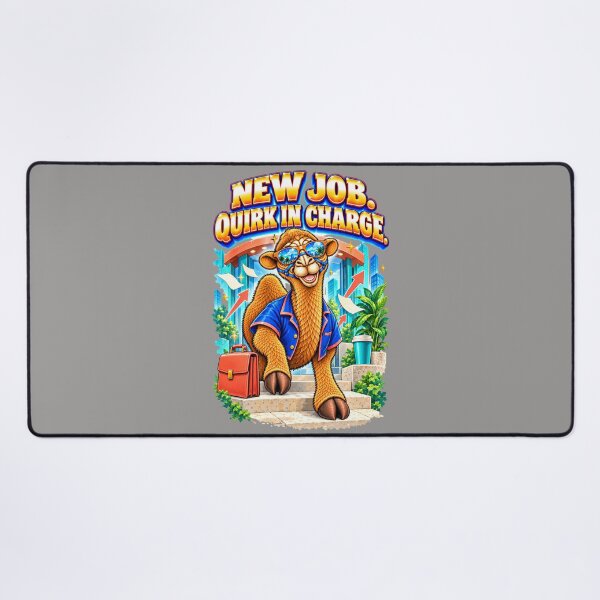 Item preview, New Job. Quirk in Charge – Funny Camel T-Shirt Animal Graphic Camel T-Shirt designed and sold by Camel & Quirk.
