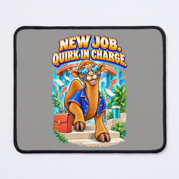 Item preview, New Job. Quirk in Charge – Funny Camel T-Shirt Animal Graphic Camel T-Shirt designed and sold by Camel & Quirk.