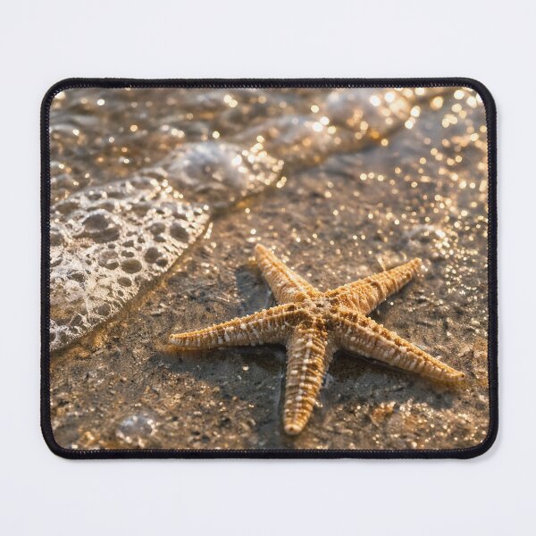 Item preview, Starfish by the Shore – Sunlit Coastal Beach designed and sold by Charles Oliver Creations.