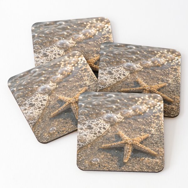 Item preview, Starfish by the Shore – Sunlit Coastal Beach designed and sold by Charles Oliver Creations.