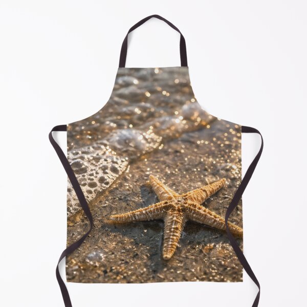 Item preview, Starfish by the Shore – Sunlit Coastal Beach designed and sold by Charles Oliver Creations.