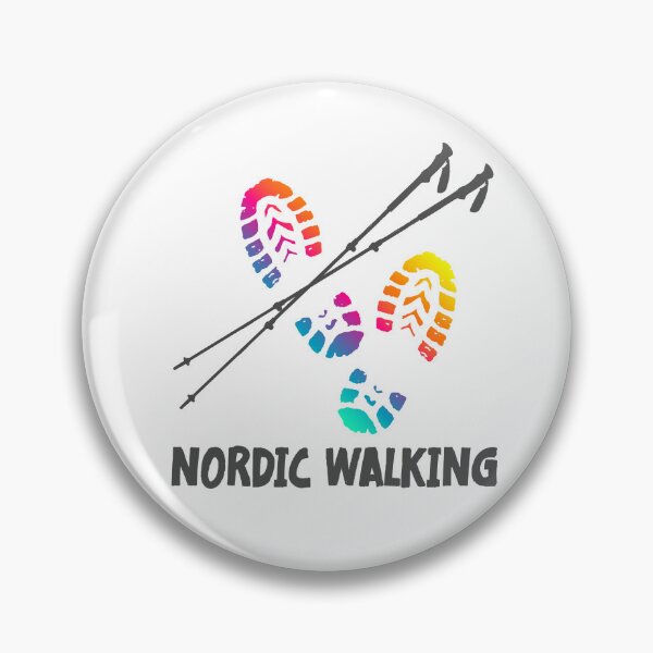 Item preview, A clean and simple Nordic walking design for those who love walking together and sharing their passion for the outdoors designed and sold by PERIferyART.