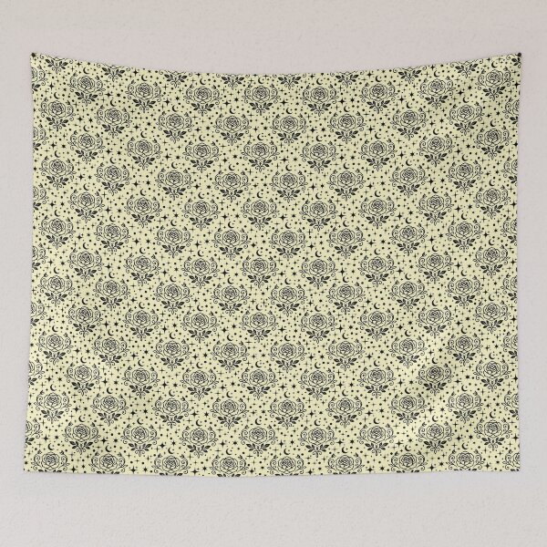 Item preview, Roses, Stars & Dots on Light Yellow  designed and sold by KSimpson838.
