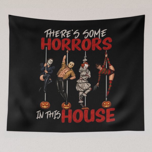 Item preview, In This House Horror Movie Characters designed and sold by llesmith.