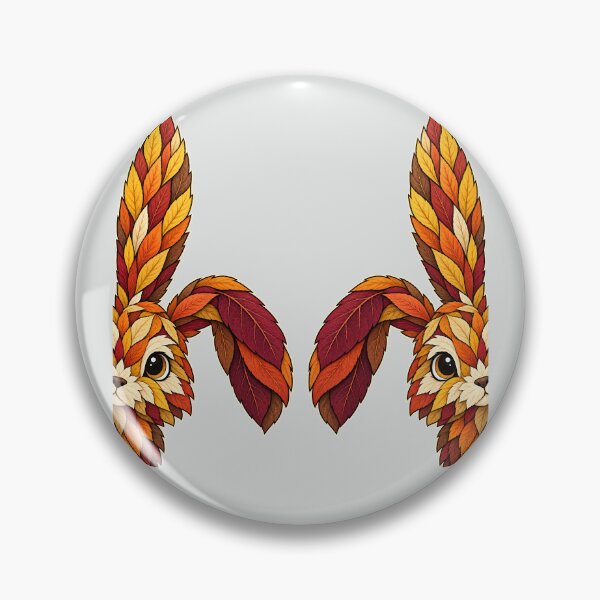 Item preview, Autumn Leaf Rabbit in Warm Fall Foliage designed and sold by  MAD's Recreation Studio.