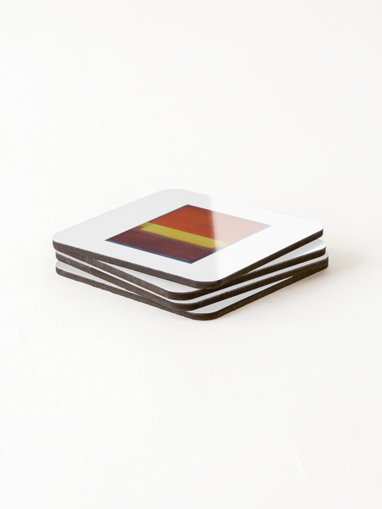 Thumbnail 4 of 5, Coasters (Set of 4), Mark Rothko abstract art - Mark Rothko paintings - Mark Rothko artwork - Mark Rothko artist - Mark Rothko modern art designed and sold by Rohyadalim.