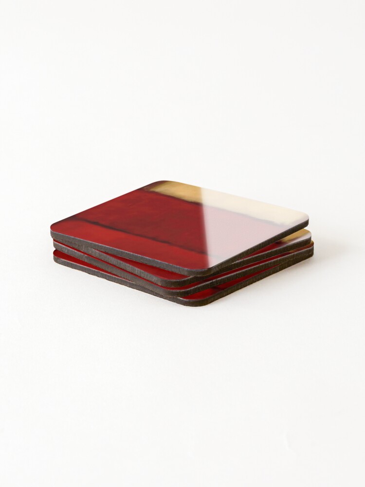 Thumbnail 4 of 5, Coasters (Set of 4), Mark Rothko abstract art - Mark Rothko paintings - Mark Rothko artwork - Mark Rothko artist - Mark Rothko modern art designed and sold by Rohyadalim.