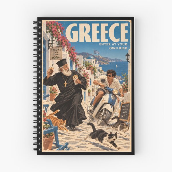 Item preview, Greece Travel Fun designed and sold by Wanderdreaming.