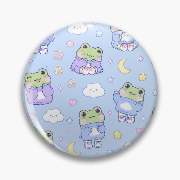 Item preview, Kawaii Frog Cloud Sweater Pattern designed and sold by Soft Berry Studio.