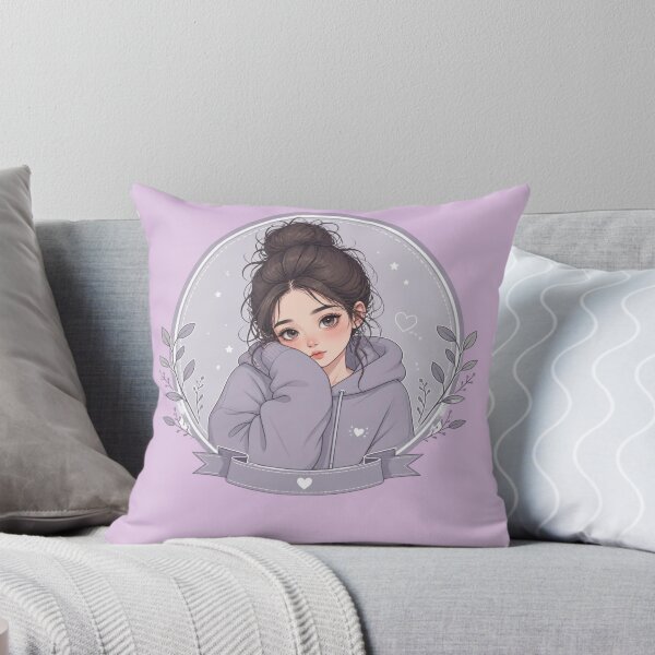 Item preview, Tired But Aesthetic Cozy Girl Pastel Lavender designed and sold by Créative touche .