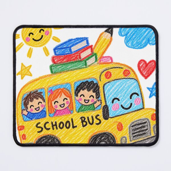 Item preview, Back to School Scribble Bus designed and sold by rachidloucif.