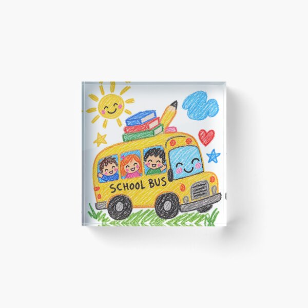 Item preview, Back to School Scribble Bus designed and sold by rachidloucif.