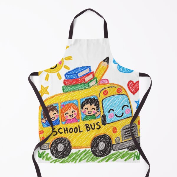 Item preview, Back to School Scribble Bus designed and sold by rachidloucif.