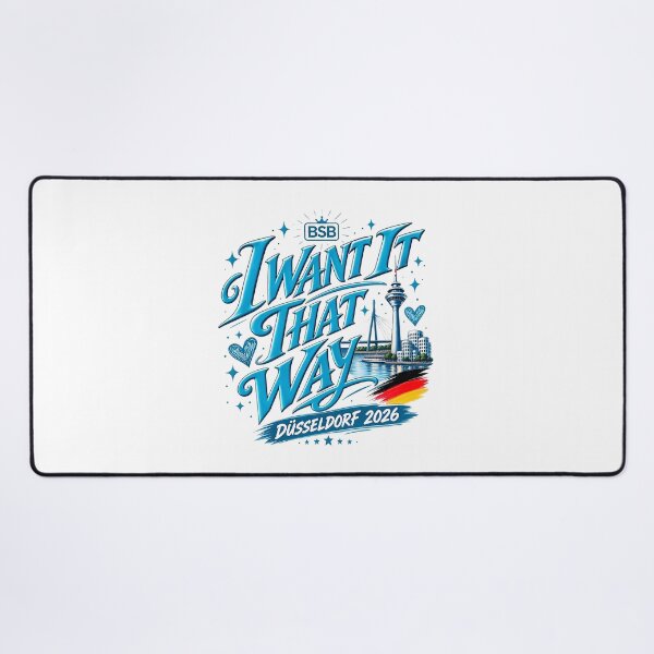 Item preview, I Want It That Way - Düsseldorf 2026 Concert designed and sold by KravinaPhol.