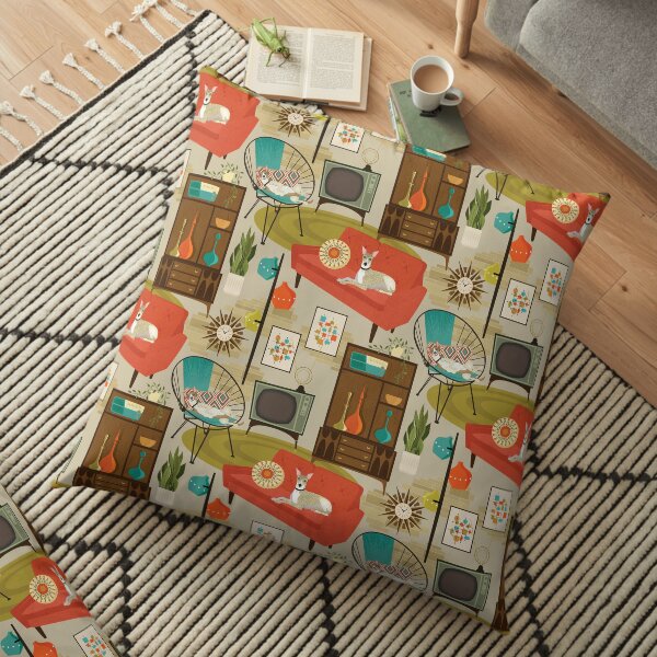 rec room madness Floor Pillow