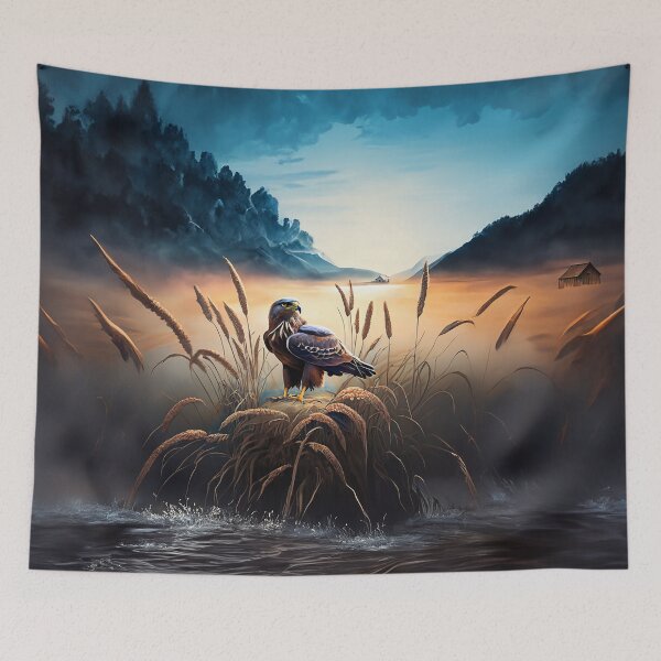 Item preview, Eagles on the river designed and sold by ARTmanhART.