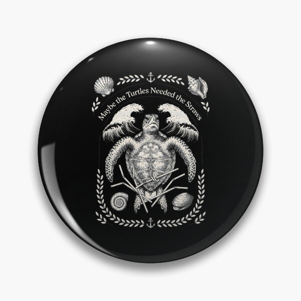 Item preview, Maybe the Turtles Needed the Straws Ocean Humor for Turtle Lovers designed and sold by Redgiant87x.