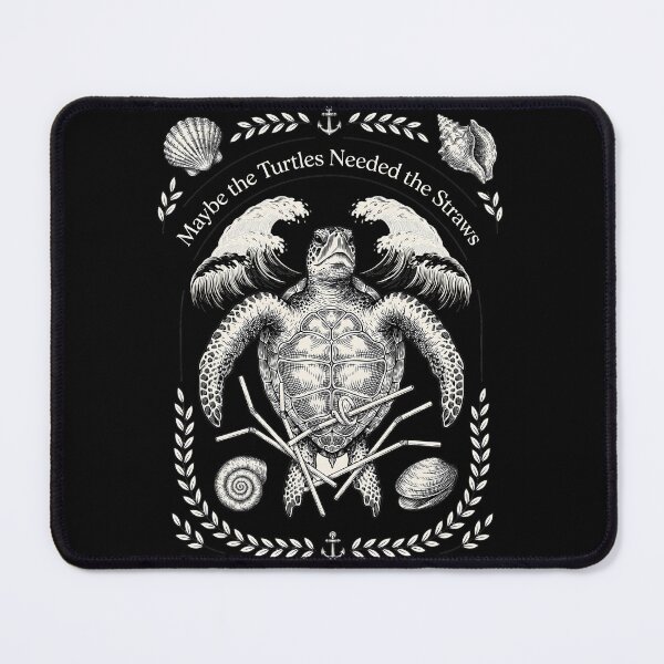 Item preview, Maybe the Turtles Needed the Straws Ocean Humor for Turtle Lovers designed and sold by Redgiant87x.