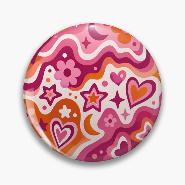 Item preview, Subtle Psychedelic  Sapphic Pride Flag designed and sold by BoxyFox.