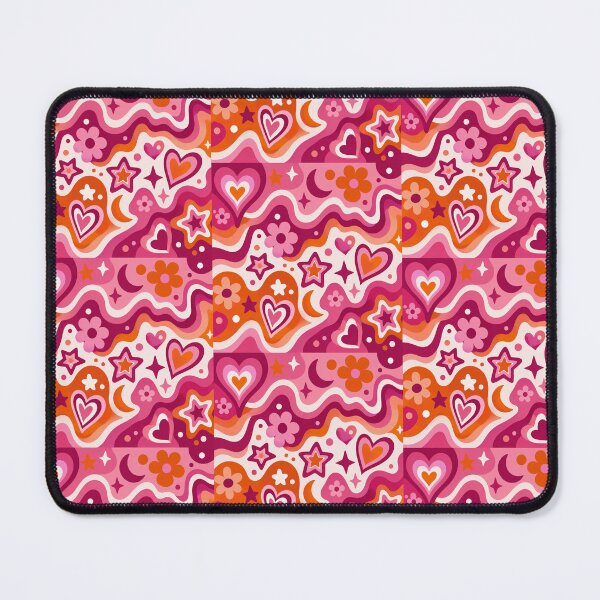 Item preview, Subtle Psychedelic Sapphic Pride Flag designed and sold by BoxyFox.