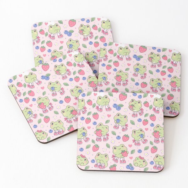 Item preview, Kawaii Frog Berry Shoes Pattern designed and sold by Soft Berry Studio.