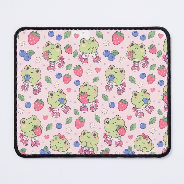 Item preview, Kawaii Frog Berry Shoes Pattern designed and sold by Soft Berry Studio.