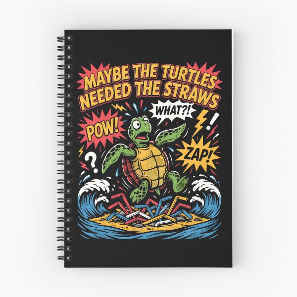 Item preview, Maybe the Turtles Needed the Straws Funny Ocean Turtle designed and sold by Redgiant87x.