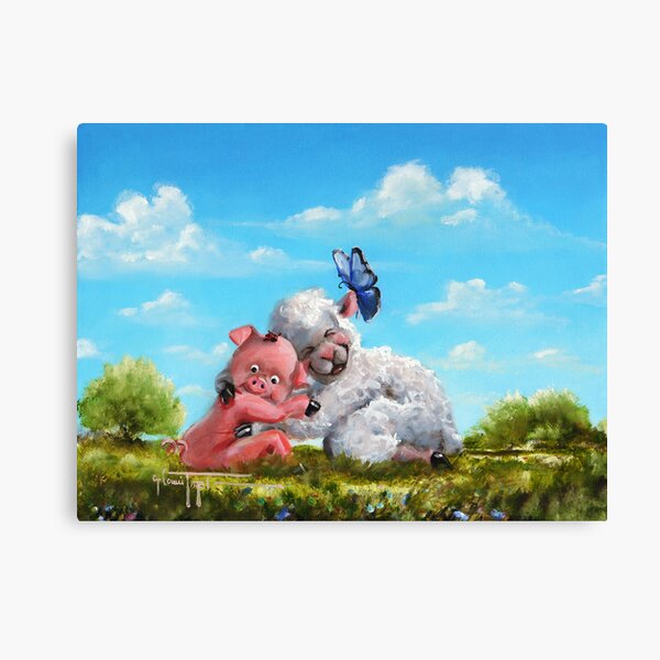 Sow In Love With Ewe Canvas Print