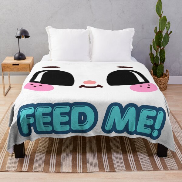 Item preview, Feed Me Funny Cute Kawaii Face Foodie Hungry Mascot designed and sold by LensDyn™.