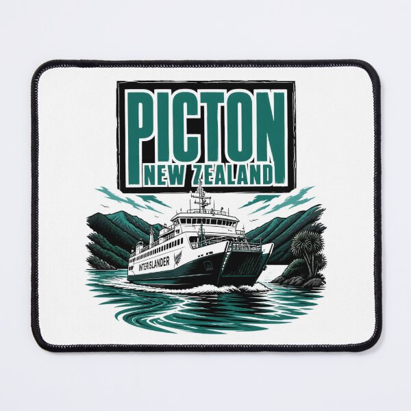 Item preview, Picton New Zealand Vintage Travel Tourism designed and sold by TravelersGems.