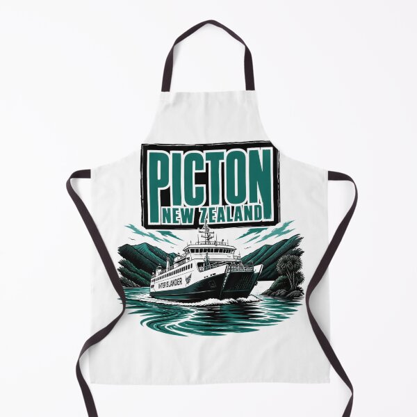Item preview, Picton New Zealand Vintage Travel Tourism designed and sold by TravelersGems.
