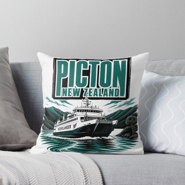 Item preview, Picton New Zealand Vintage Travel Tourism designed and sold by TravelersGems.