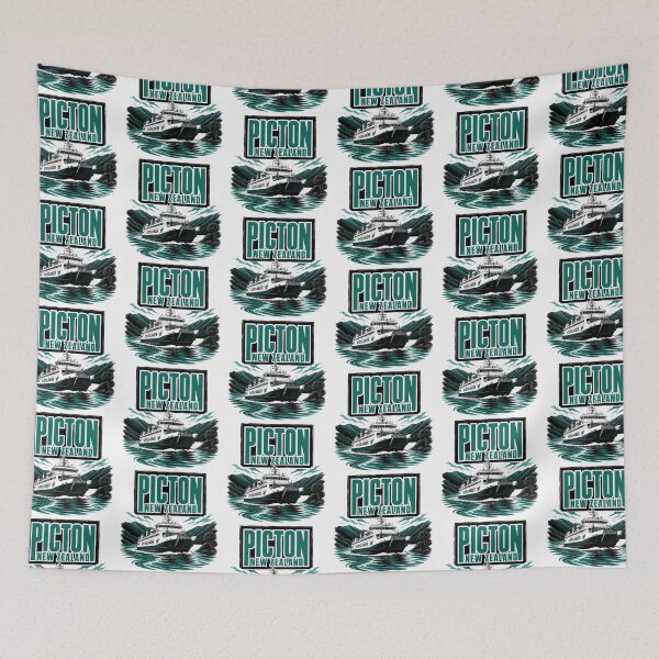 Item preview, Picton New Zealand Vintage Travel Tourism designed and sold by TravelersGems.