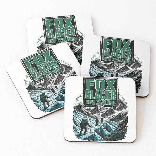 Item preview, Fox Glacier New Zealand Vintage Travel Tourism designed and sold by TravelersGems.