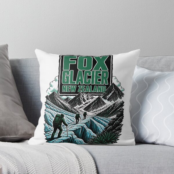 Item preview, Fox Glacier New Zealand Vintage Travel Tourism designed and sold by TravelersGems.