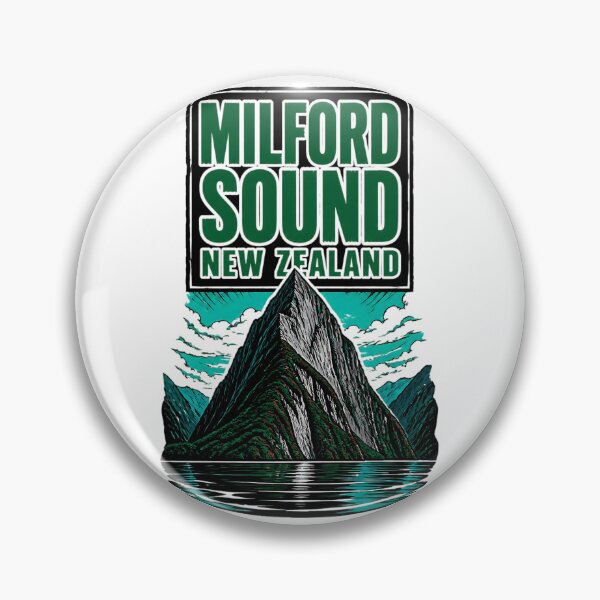 Item preview, Milford Sound New Zealand Vintage Travel Tourism designed and sold by TravelersGems.