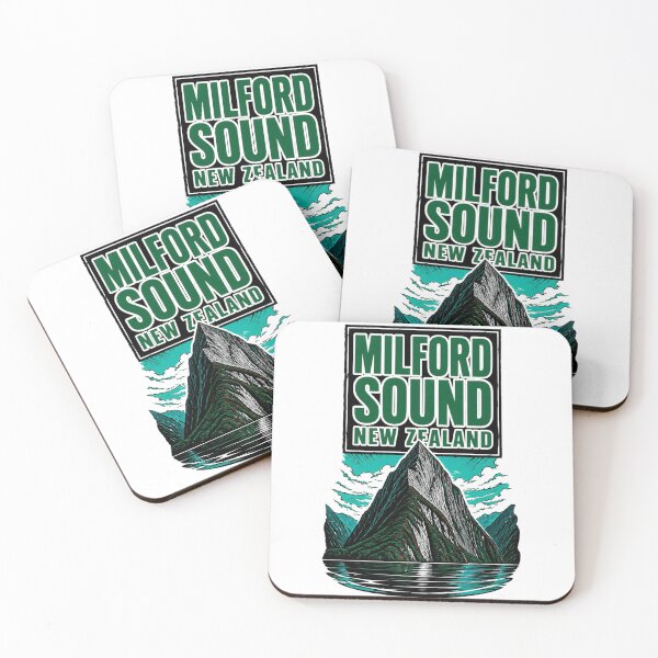 Item preview, Milford Sound New Zealand Vintage Travel Tourism designed and sold by TravelersGems.