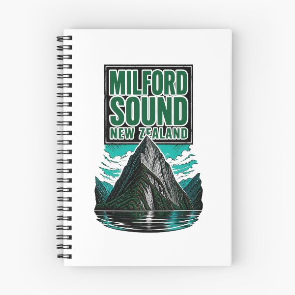 Item preview, Milford Sound New Zealand Vintage Travel Tourism designed and sold by TravelersGems.
