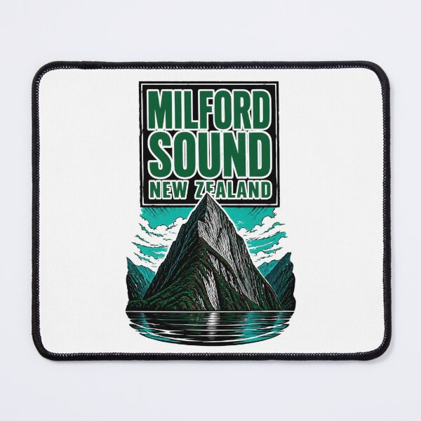 Item preview, Milford Sound New Zealand Vintage Travel Tourism designed and sold by TravelersGems.