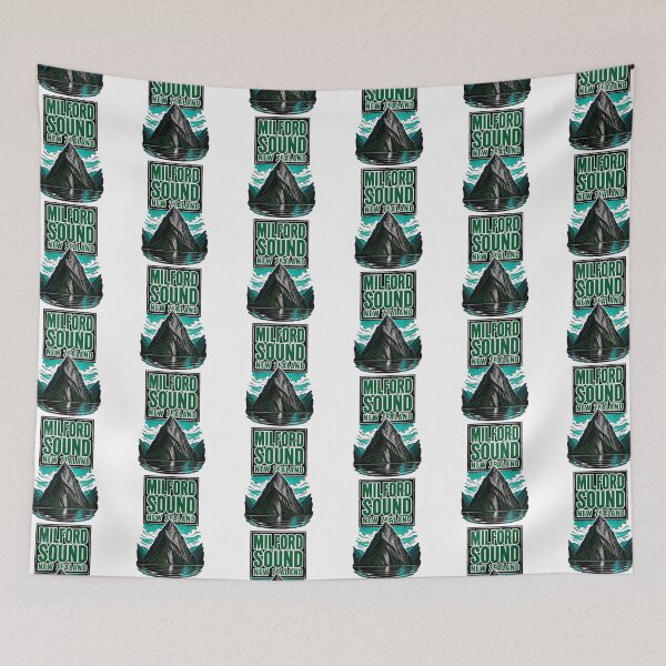 Item preview, Milford Sound New Zealand Vintage Travel Tourism designed and sold by TravelersGems.