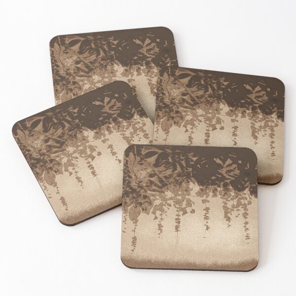 Item preview, Platinum Gold Branches – Elegant Botanical Design designed and sold by SulkaCreative.