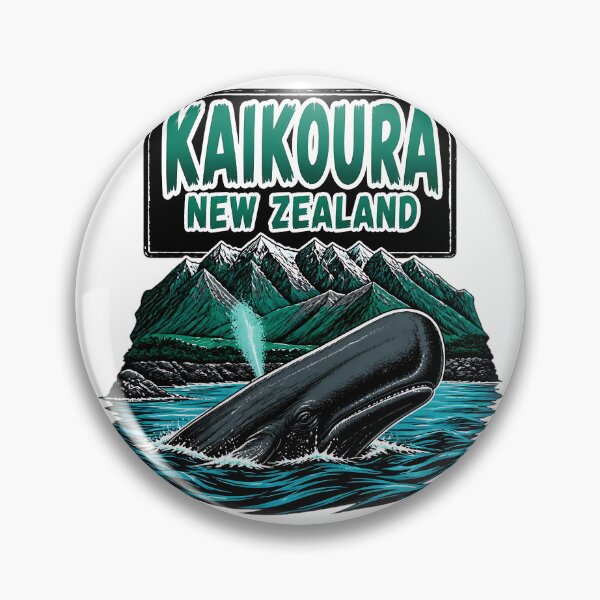 Item preview, Kaikoura New Zealand Vintage Travel Tourism designed and sold by TravelersGems.