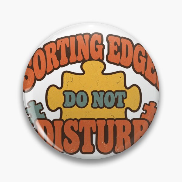 Item preview, Sorting Edges Retro Jigsaw Puzzle Lover Humor designed and sold by eignvalue.